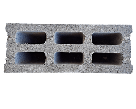 BLOQUE PARA MURO DE 15 CM. DE ESPESOR