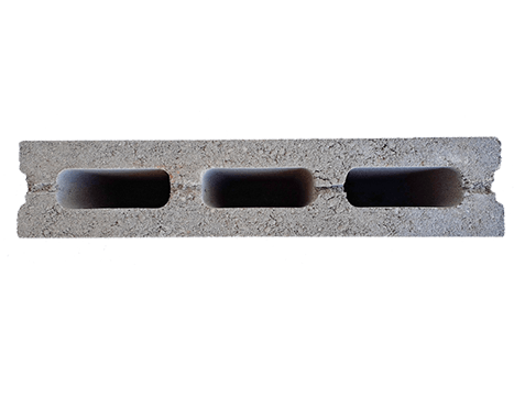 BLOQUE PARA MURO DE 8 CM. DE ESPESOR